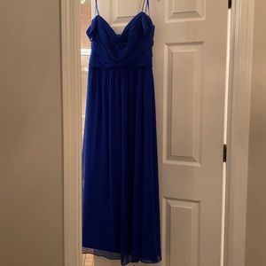 Floor length Ralph Lauren blue gown